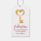 Sleutel tot mijn hart Kinder Valentijnsdag Cadeaulabel (Voorkant)