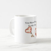 Sleutel Tot Mijn Hart Koffiemok (Voorkant links)