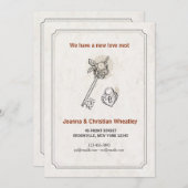 Sleutel tot mijn Hart Nieuw Huis Aankondiging (Voorkant / Achterkant)