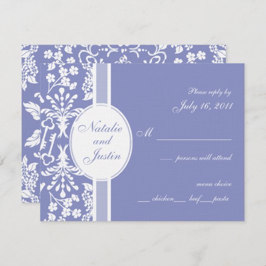 Sleutel tot mijn hart / reactie Kaart (Voorkant / Achterkant)