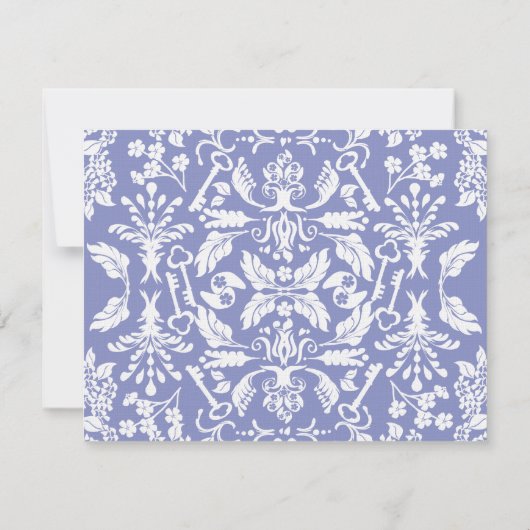 Sleutel tot mijn hart / reactie Kaart (Achterkant)