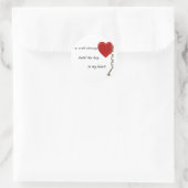 sleutel tot mijn hart ronde sticker (Tas)