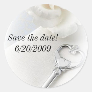 sleutel tot mijn hart ronde sticker