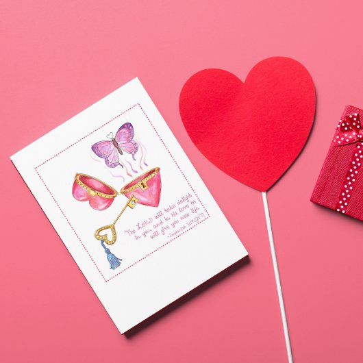 Sleutel tot Mijn Hart Valentijn Kaart (aanpasbaar)