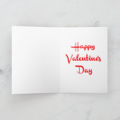 Sleutel tot mijn hart Valentijnsdag cadeau Kaart (Binnen)