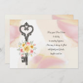 Sleutel tot nieuwe Home Kaart (Voorkant / Achterkant)