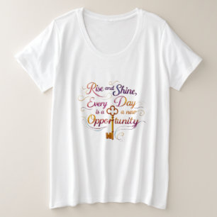 Sleutel tot Nieuwe Kansen T-shirt (Plus Size)