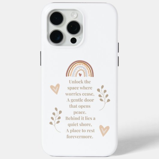 Sleutel tot sereniteit telefoonhoesje - Inspireren Case-Mate iPhone Case (Achterkant)