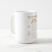 Sleutel tot Serenity Boho Mok - Inspirerend Bohemi (Voorkant links)