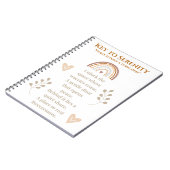 Sleutel tot Serenity Journal | Inspirerend Notitie Notitieboek (Linkerzijde)