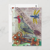 Sleutel tot Song Briefkaart (Voorkant / Achterkant)