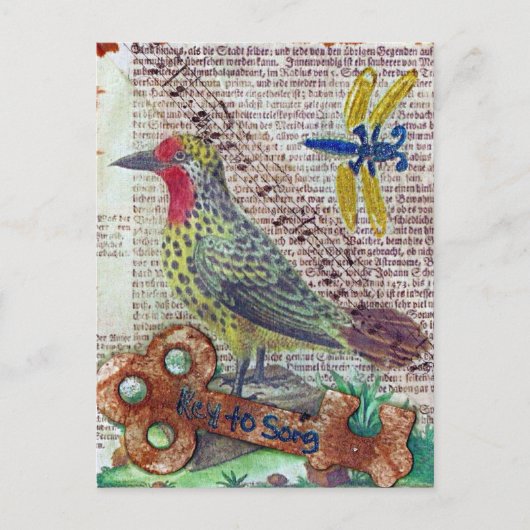 Sleutel tot Song Briefkaart (Voorkant)