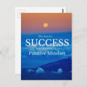 Sleutel tot succes Inspirerend quote Briefkaart (Voorkant / Achterkant)