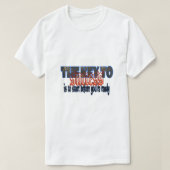 sleutel tot succes t-shirt (Design voorkant)