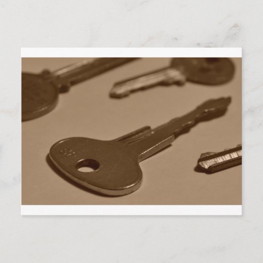 Sleutel tussen Stance Briefkaart (Voorkant)