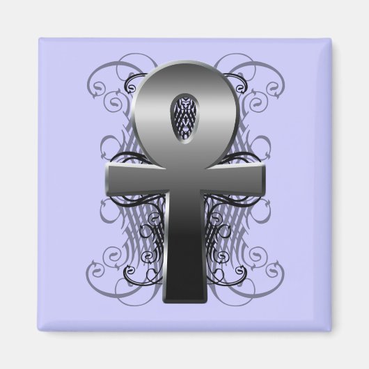 "Sleutel van het Leven (Ankh)" in Chrome Magnet (Voorkant)