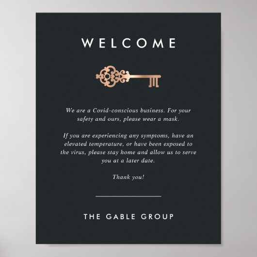  sleutel | Veiligheid van onroerend goed Poster (Voorkant)