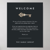  sleutel | Veiligheid van onroerend goed Poster (Voorkant)