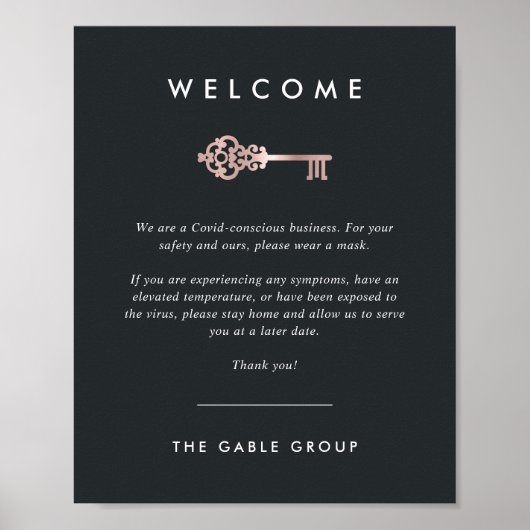  sleutel | Veiligheid van onroerend goed Poster (Voorkant)