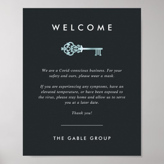 sleutel | Veiligheid van onroerend goed Poster (Voorkant)