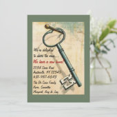 Sleutel - Verplaatsende Aankondiging (Staand voorkant)