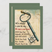 Sleutel - Verplaatsende Aankondiging (Voorkant / Achterkant)