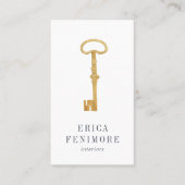  sleutel | Verticaal interieurontwerper Visitekaartje (Voorkant)