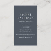 sleutel | Verticaal taxateurs onroerend goed Visitekaartje (Achterkant)