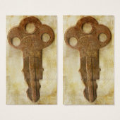  sleutel visitekaartjes (Voorkant /achterkant)