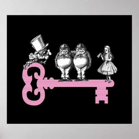 Sleutel voor het Poster van Wonderland (Voorkant)