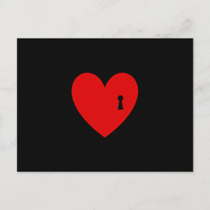 Sleutel voor mijn hart briefkaart