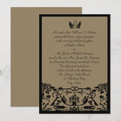 Sleutel voor Mijn hart/bruiloft Kaart (Voorkant / Achterkant)