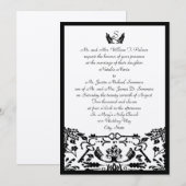 Sleutel voor Mijn hart/bruiloft Kaart (Voorkant / Achterkant)