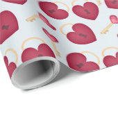 Sleutel voor mijn hart cadeaupapier (Rol Hoek)