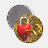 Sleutel voor mijn hart magneet (Voorkant / Achterkant)