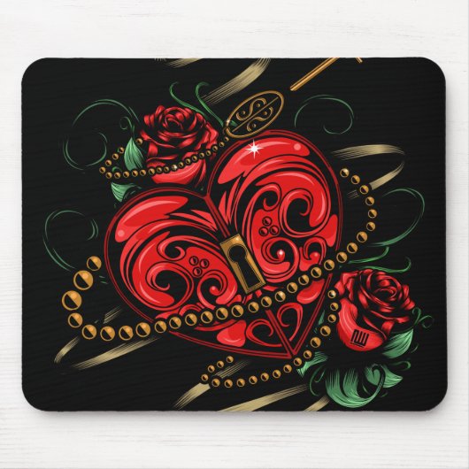 Sleutel voor mijn hart muismat (Voorkant)