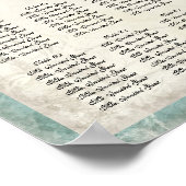 Sleutel voor mijn Heart Dove Reception Table Seati Poster (Hoek)