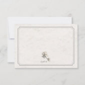 Sleutel voor mijn kaarten voor hartreactie RSVP kaartje (Achterkant)