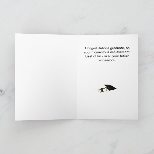 Sleutel voor uw Afstuderen van het Succes Kaart (Binnen)