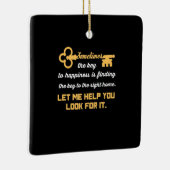 Sleutel voor uw nieuwe huis keramisch ornament (Rechts)