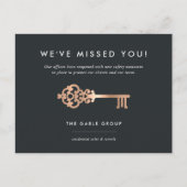  sleutel voor zakelijk onroerend goed - heropening briefkaart (Voorkant)