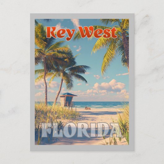  Sleutel West Florida Briefkaart (Voorkant)