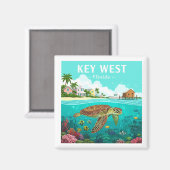 Sleutel West Florida Magneet (Voorkant / Achterkant)