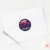 Sleutel West Florida Ronde Sticker (Envelop)