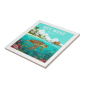  Sleutel West Florida Tegeltje (Zijkant)