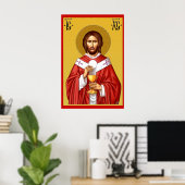Sleutelanhanger Jezus Christus zoon van God Poster (Thuiskantoor)