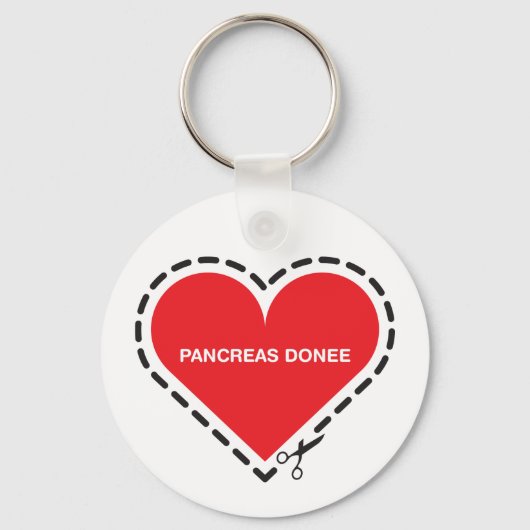 Sleutelanhanger Pancreas Ontvanger Sleutelhanger (Voorkant)
