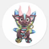 Sleutelbewaarder dragon sticker (Voorkant)