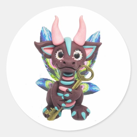 Sleutelbewaarder dragon sticker (Voorkant)