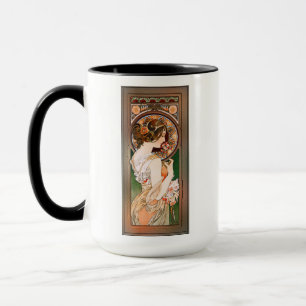 Sleutelbloem door Alphonse Mucha Mok